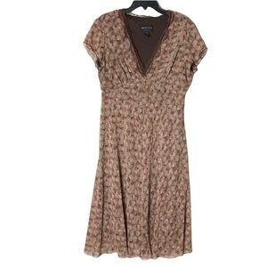 Connected Apparel Babydoll Y2K Dress 14 Lined Coquette Lace Trim Cottagecore